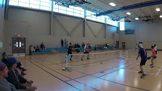 League City Pickleball tournament MXD 5.0 Brent Roy/Holly Smith VS  Lance Hale/Liu Li