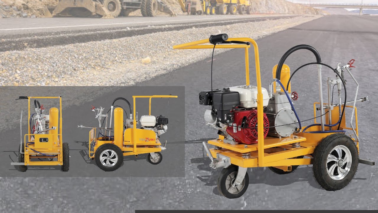 Mesin cat marka jalan Tsuzumi Japan technology ☺️0817.6424.276