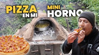 Rica PIZZA CASERA en mi HORNO de barro | Juvenal