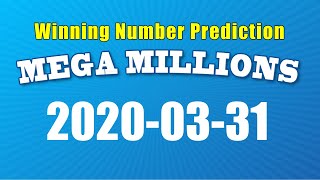 U.S. Mega Millions winning numbers prediction for 2020-03-31
