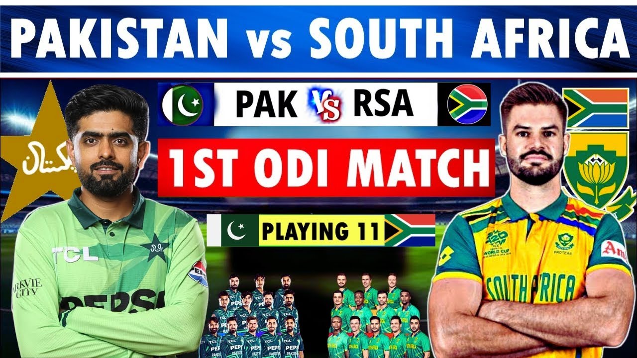 Pakistan Playing 11 vs South Africa 1st ODI Match - Pakistan vs South ...