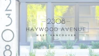 2308 Haywood Avenue, West Vancouver Edith Chan - 360Hometours.ca