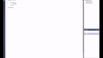 Creating a Simple "Hello World" Console Application in VB 2010