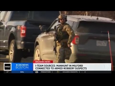 I-Team: Manhunt in Milford connected to armed robbery suspects - YouTube