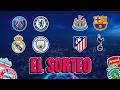 EL SORTEO DE LA CHAMPIONS 25/26