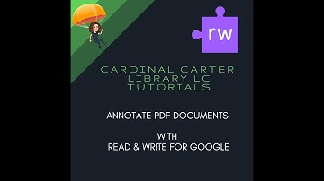 Use Google Read & Write to Annotate PDFs