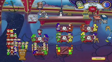 Diner Dash 3: Flo on the Go Walkthrough - Level #29 - Submarine - Busy Day