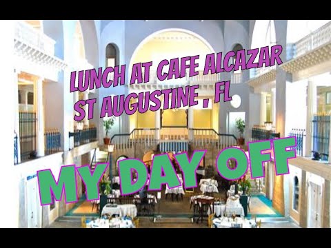 Lunch at Cafe Alcazar- St. Augustine, Florida