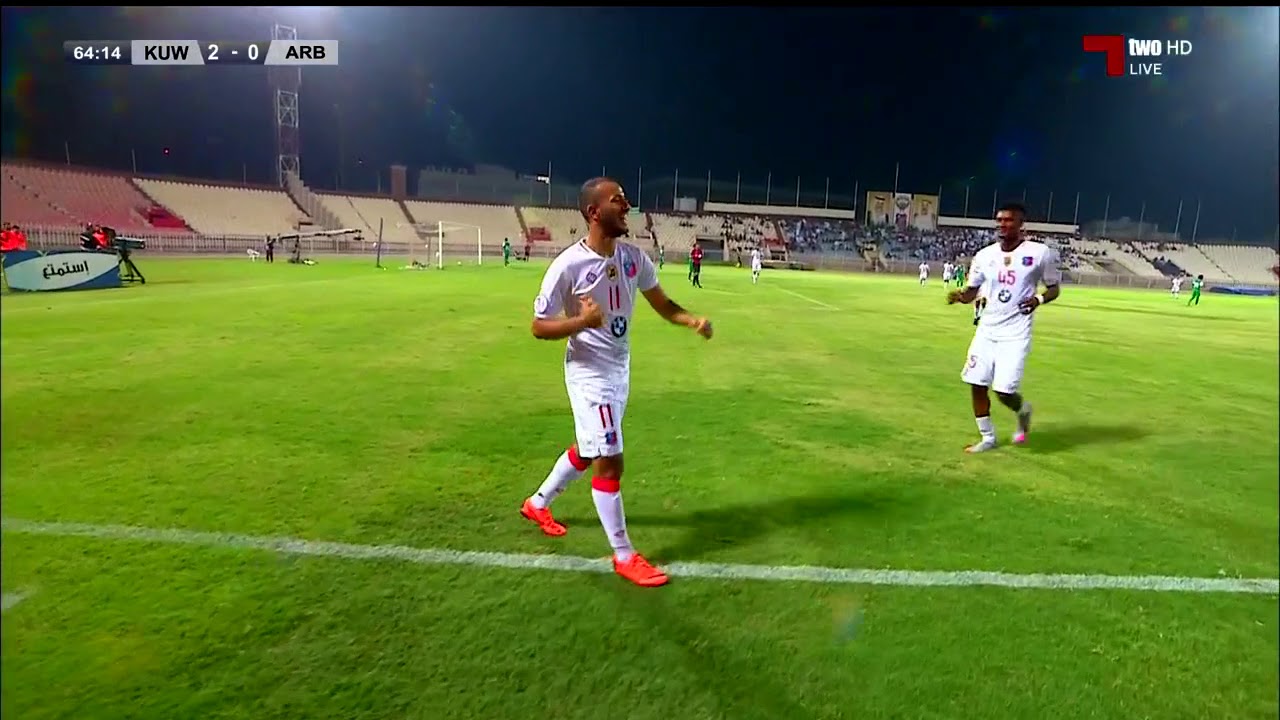 البطولات العربية: الموسم 18-19 - أهداف المباراة : الكويت 4 - 0 العربي (ديربي الكويت )