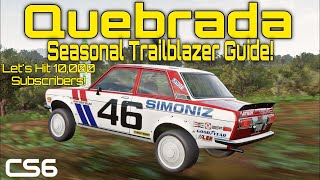Quebrada Trailblazer Seasonal Guide - Forza Horizon Gameplay Guide