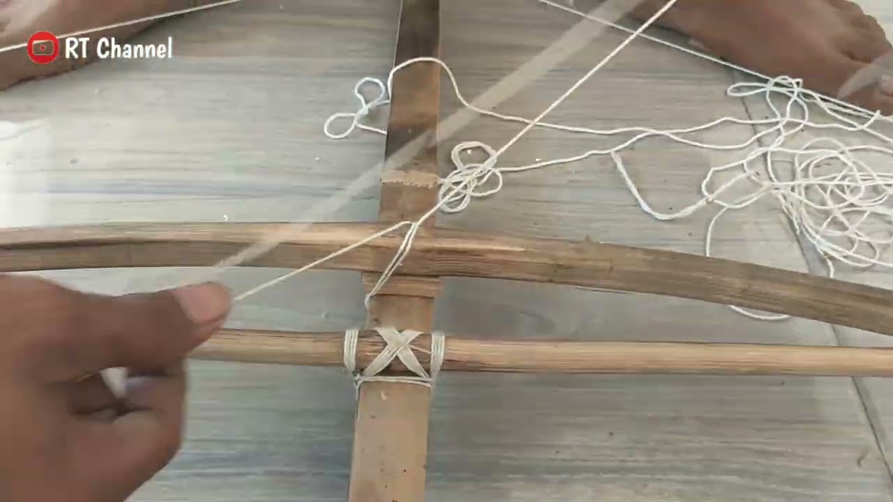 Tutorial cara membuat layangan kak sekaan khas Madura 