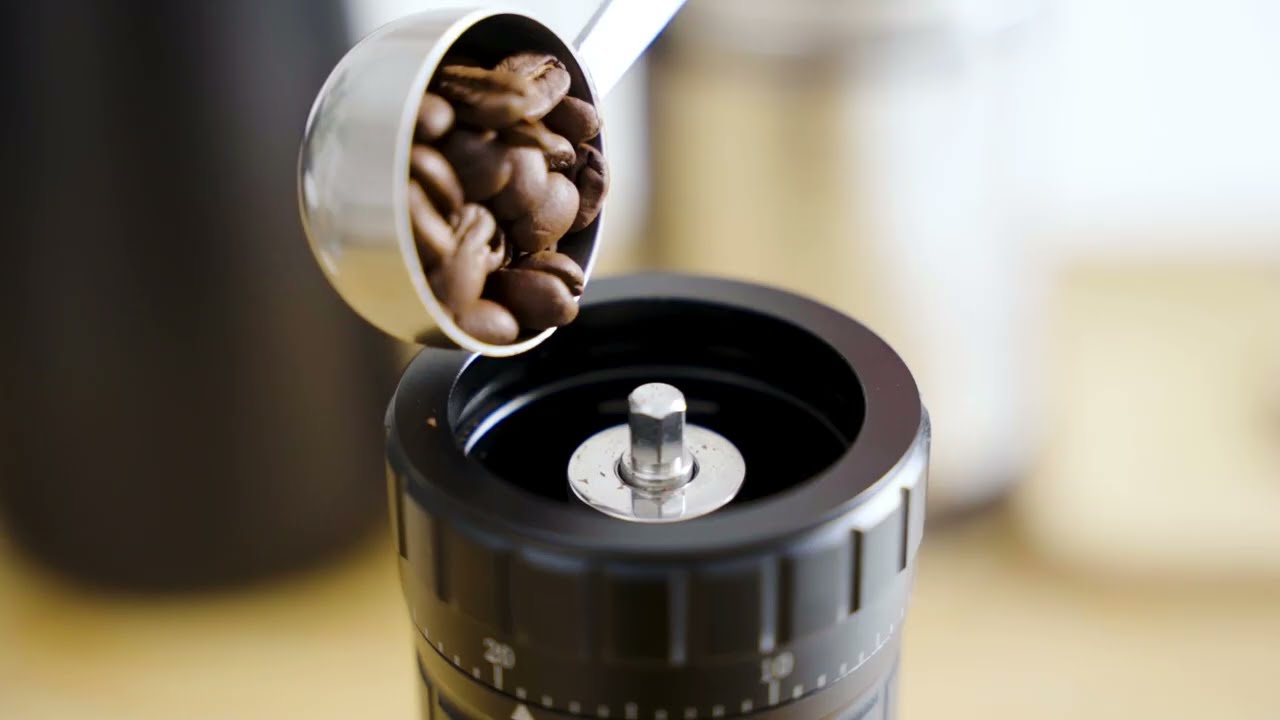  Portable Electric Burr Coffee Grinder: CONQUECO Small