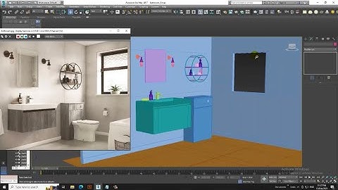 3DsMax Tutorials, Learn 3D Modeling a Bathroom from Scratch in 3dsmax.( Part 3)