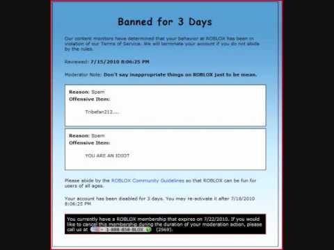 Banned On Roblox For A Stupid Reason Youtube