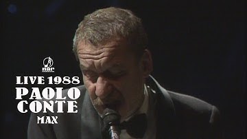 Paolo Conte - Max (Nel cuore di Amsterdam Live 1988 - Official Video HD)