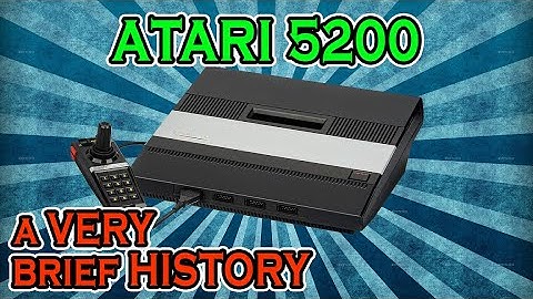 The Atari 5200 Video Game Console 🕹️ A VERY Brief History