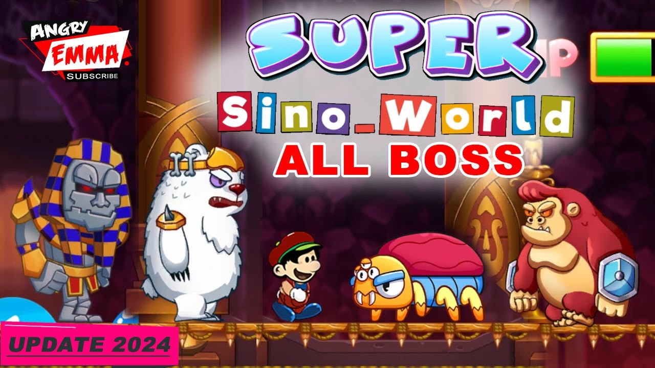 Super Sino World - ALL BOSSes (Levels 20, 40, 60, 80, 100)