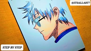 Drawing - gojo full body / speed drawing - gojo  full body/how to draw gojo