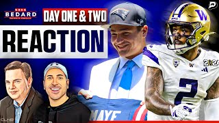 Drake Maye Was the Right Pick For Patriots + Polk \& Wallace Reaction | Greg Bedard Patriots