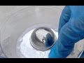 MERCURY (Hg) -  What does it look like FROZEN solid?