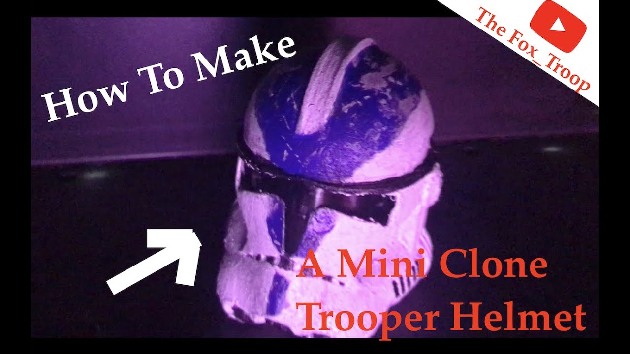 How to Make a 3d Printed Mini Clone trooper Helmet - YouTube