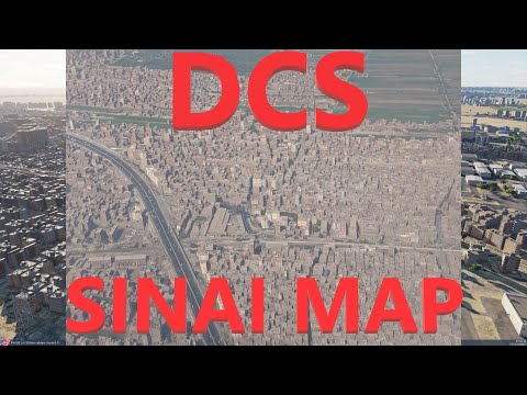 Видео: DCS Sinai Map - Новая карта, посмотрим!