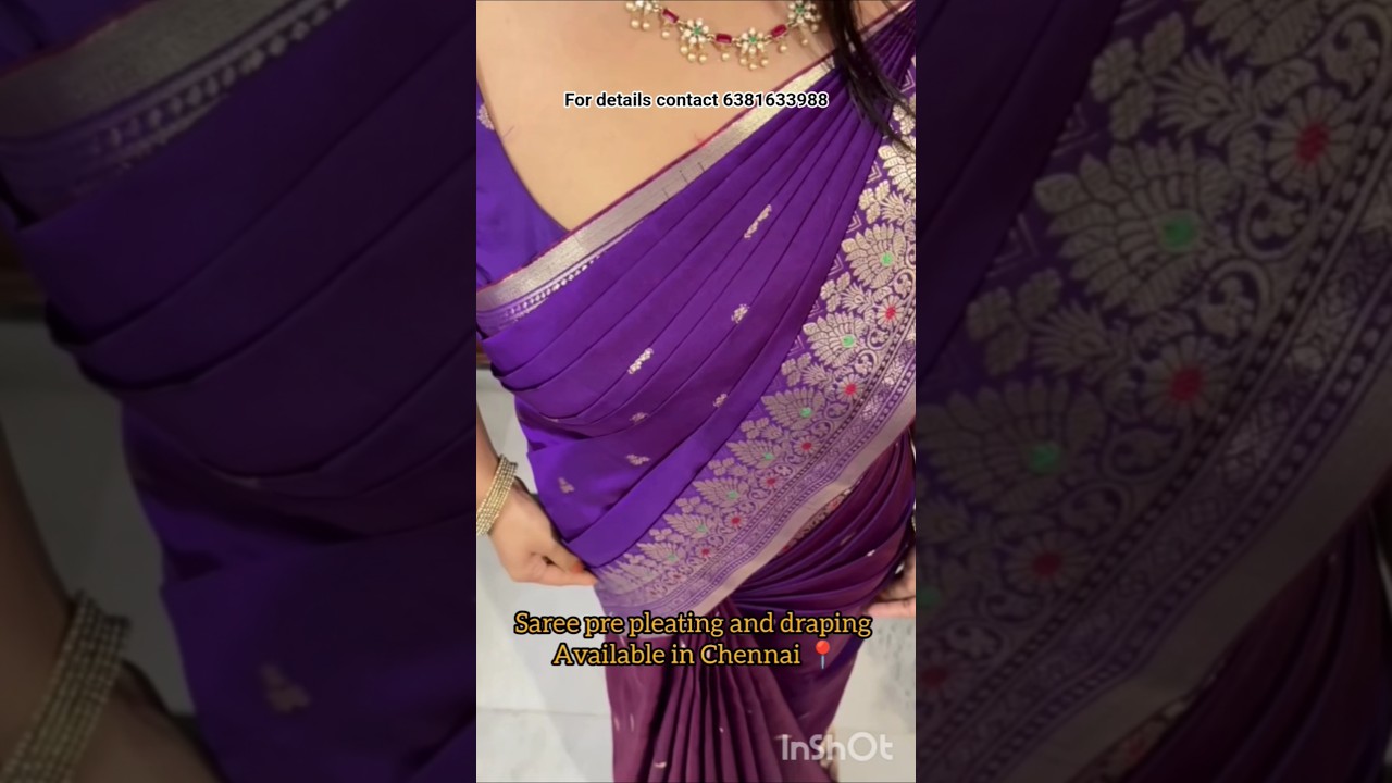 prefect saree draping  