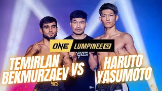 One ลุมพินี 62: Temirlan Bekmurzaev vs Haruto Yasumoto