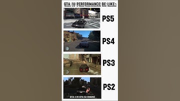 GTA 4 PS5 VS PS4 VS PS3 VS PS2 Comparison #gta #gaming