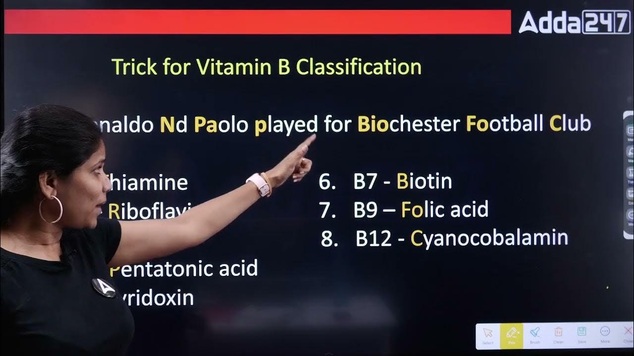 TRICKS FOR VITAMINS SCIENTIFIC NAMES ADDA247 Telugu YouTube