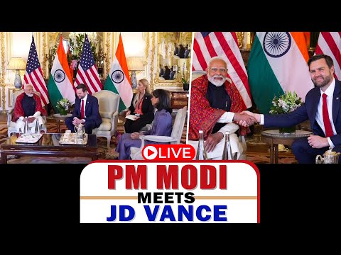 PM Modi meets US Vice President JD Vance in Paris | Donald Trump | Deportation | Tariffs