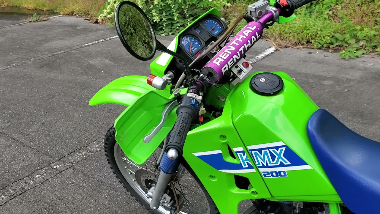 Kawasaki KMX200」(修理記録 ⑩) 完成！: K'sの部屋へようこそ!
