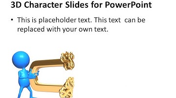 CrystalGraphics 3D Character Slides for PowerPoint Money Magnet