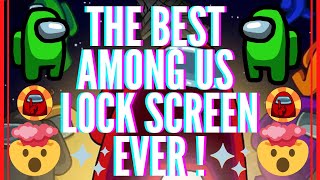 #Shorts THE BEST LOCKSCREEN EVER !!! Among us special edition ! must have lockscreen ! screenshot 5