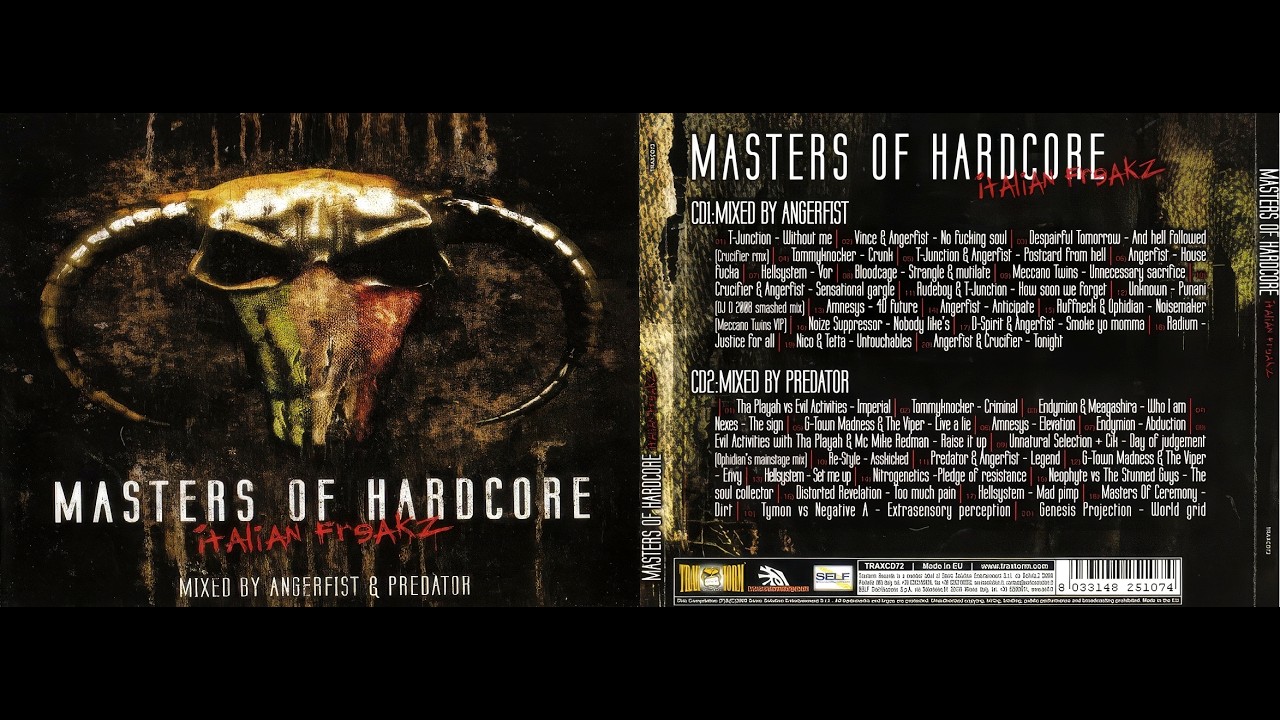 Masters Of Hardcore - Italian Freakz (Mixed By Angerfist & Predator)(2009)