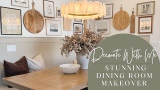 Dining Room Decorate With Me 2025 Styling Our Dining Room Nook