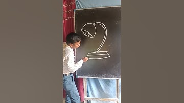 How to draw Table lamp for kids #tablelamp#art#viral#drawing#trending#youtubeshorts