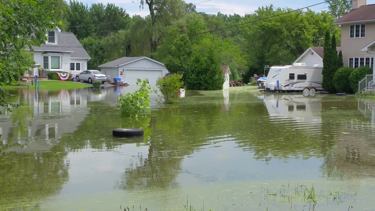 Kenosha County Flooding Center Lake Storm Aftermath Trevor
