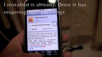 How To Get AndroidLock XT For Your iPhone/iPod Touch!