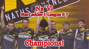 Na`Vi champions! 🏆 StarLadder I-League Season 7 champion Grand Final vs fnatic 3:0 Triumph moment!