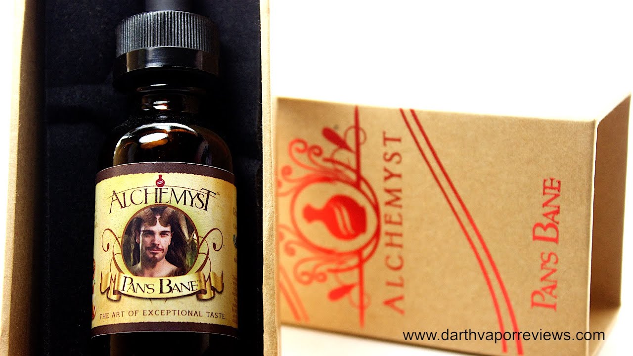 Alchemyst: Pan’s Bane *Updated Flavor* E-Liquid Review - YouTube