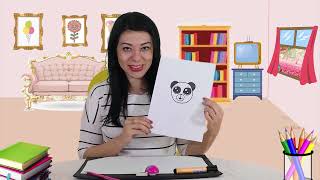 Como desenhar um Ursinho Panda kawaii? - passo a passo