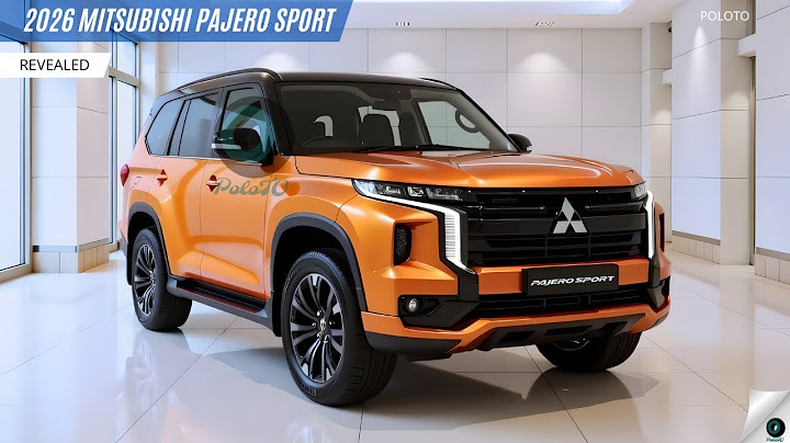 New 2026 Mitsubishi Pajero Sport Revealed - A tough SUV that is comfortable on all terrains!