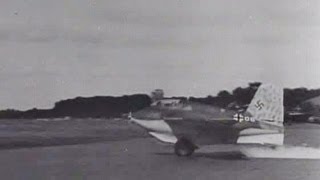 Messerschmitt Me163B Komet Testing at Zwischenahn Airfield WWII
