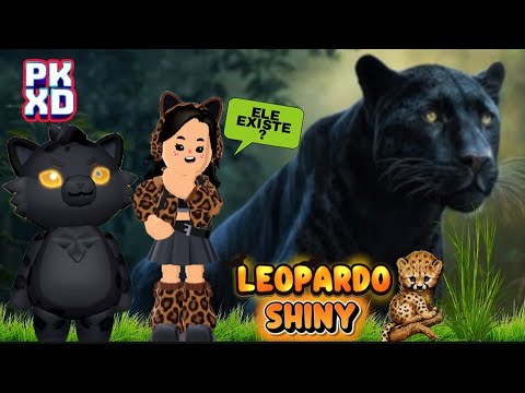 🐆FUI EM BUSCA DO PET LEOPARDO SHINY e FIZ PET TROVÃO no PK XD