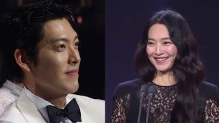 OMG! Kim Woo Bin's Loving Gaze To Shin Min Ah At Blue Dragon Awards Stage Captivated Fans!
