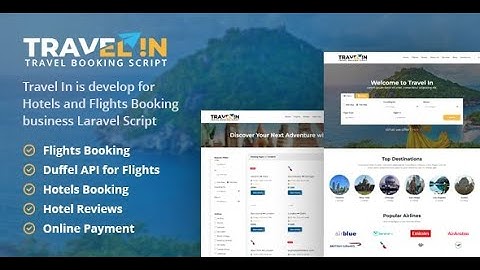 Travelin - Hotel & Air Tickets Booking Laravel Script - 13 November 2025