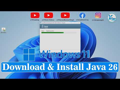How To Install Java JDK 26 On Windows 11