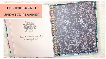 How To Use The Ink Bucket Undated Planner? | Sanjana Raj