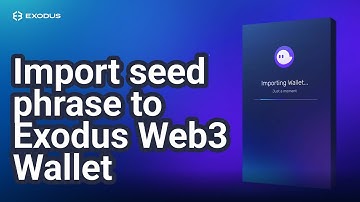 How to import seed phrase from Phantom or Metamask to Exodus Web3 Wallet | Exodus Wallet Tutorial
